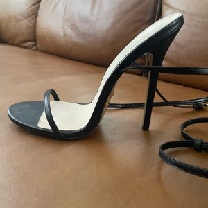 RAYE ankle strap stiletto sandals